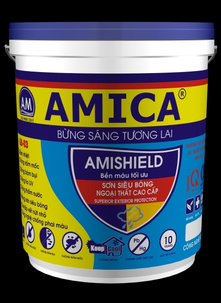 Sơn siêu bóng phủ clear AMISHIELD CLEAR (ABC)